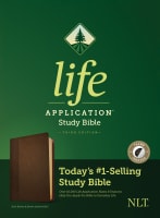 NLT Life Application Study Bible 3rd Edition Dark Brown/Brown Indexed (Black Letter Edition) Imitation Leather