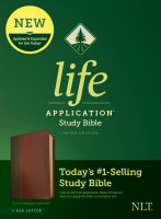 NLT Life Application Study Bible 3rd Edition Brown/Mahogany (Red Letter Edition) Imitation Leather