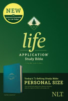 NLT Life Application Study Bible 3rd Edition Personal Size Teal Blue (Black Letter Edition) Imitation Leather