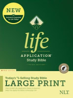 NLT Life Application Study Bible 3rd Edition Large Print Indexed (Red Letter Edition) Hardback