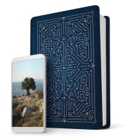 NLT Filament Bible Blue (Black Letter Edition) (The Print+digital Bible) Imitation Leather