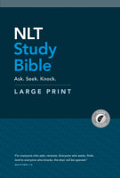 NLT Study Bible Large Print Indexed (Red Letter Edition) Hardback