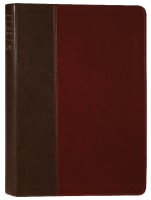 KJV Large Print Thinline Reference Bible Filament Enabled Edition Brown & Mahogany (Red Letter Edition) Imitation Leather