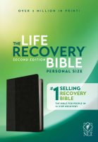 NLT Life Recovery Bible Second Edition Personal Size Black/Onyx Imitation Leather