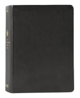 NLT Life Application Study Bible Black (Red Letter Edition) (3rd Edition) Genuine Leather