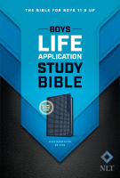 NLT Boys Life Application Study Bible Blue/Neon/Glow Imitation Leather