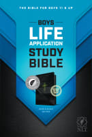 NLT Boys Life Application Study Bible Neon/Black Indexed Imitation Leather