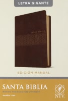 Ntv Santa Biblia Edicion Manual Letra Gigante Cafe (Red Letter Edition) Imitation Leather