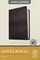 Ntv Santa Biblia Edicion Manual Letra Gigante Gris Indice (Red Letter Edition) Imitation Leather