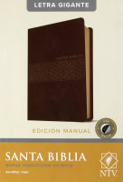 Ntv Santa Biblia Edicion Manual Letra Gigante Cafe Indice (Red Letter Edition) Imitation Leather