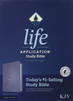 KJV Life Application Study Bible Peony Lavender Indexed (Red Letter Edition) (3rd Edition) Imitation Leather