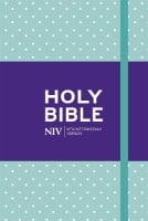 NIV Pocket Mint Polka-Dot Notebook Bible Hardback