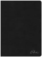 KJV Spurgeon Study Bible Black Genuine Leather