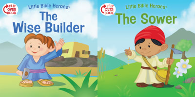 Wise Builder, The/The Sower (Flip-Over Book) (Little Bible Heroes Series) Paperback