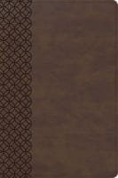 CSB Giant Print Center-Column Reference Bible Brown (Red Letter Edition) Imitation Leather