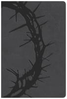 KJV Giant Print Reference Bible Charcoal (Red Letter Edition) Imitation Leather