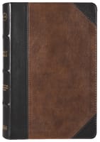 CSB Ultrathin Reference Bible Black/Tan Deluxe Edition (Red Letter Edition) Imitation Leather