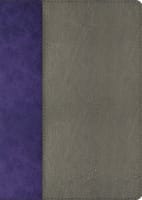 NKJV Jeremiah Study Bible Gray/Purple Limited Edition Imitation Leather