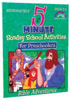 Bible Adventures (5 Minute Sunday School Activities Series) Paperback