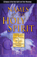 Names of the Holy Spirit (Rose Guide Series) Pamphlet