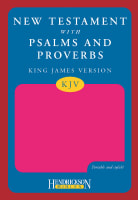 KJV New Testament With Psalms and Proverbs Pink Imitation Leather