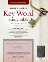 CSB Hebrew-Greek Key Word Study Bible Black (Red Letter Edition) Bonded Leather