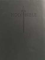 KJV Sword Study Personal Size Large Print Indexed Bible Black Imitation Leather