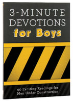 3-Minute Devotions For Boys Paperback