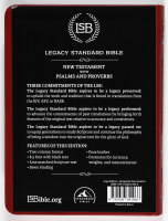 Lsb Legacy Standard Bible New Testament With Psalms and Proverbs Burgundy Logo Imitation Leather