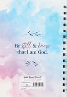 Journal: Be Still & Know Pink/Blue Watercolor (Psalm 46:10) Spiral