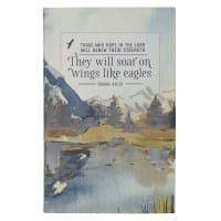 Journal: On Wings Like Eagles Mountain Scene (Isaiah 40:31) Flexi-back