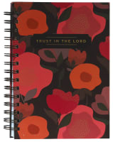 Journal: Trust in the Lord, Coral Floral Spiral