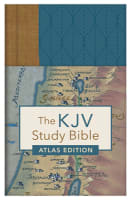 KJV Study Bible Atlas Edition Indexed Neutral (Red Letter Edition) Hardback