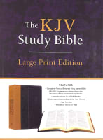 KJV Study Bible Large Print Violet Floret (Red Letter Edition) Imitation Leather
