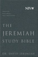 NIV Jeremiah Study Bible Charcoal Gray Fabric over hardback