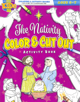 The Nativity Color & Cut Out (Ages 5-7, Reproducible) (Warner Press Colouring & Activity Books Series) Paperback