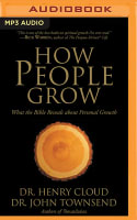 How People Grow: What the Bible Reveals About Personal Growth (Mp3) Compact Disc