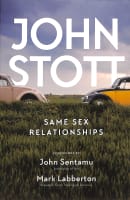 Same Sex Relationships Paperback