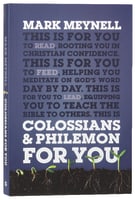 Colossians and Philemon For You (God's Word For You Series) Paperback
