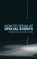 How to Speak At Special Events Large Format Paperback