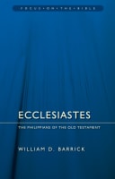 Ecclesiastes (Focus On The Bible Commentary Series) Large Format Paperback