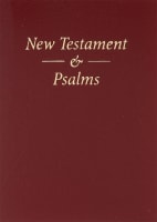 KJV Pocket New Testament and Psalms Red Vinyl (Black Letter Edition) Paperback