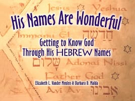 His Names Are Wonderful: Getting to Know the Names of God Through His Hebrew Names Paperback