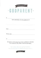 Certificate For Godparent (Proverbs 22: 6) Stationery