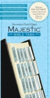 Majestic Bible Tabs Blue Floral Stationery