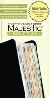 Majestic Bible Tabs Mini Traditional Gold Stationery